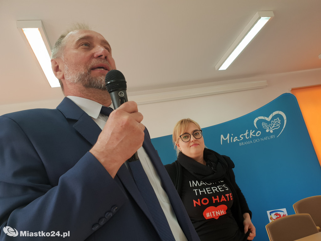  Magdalena Adamowicz spotkała się z mieszkańcami Miastka