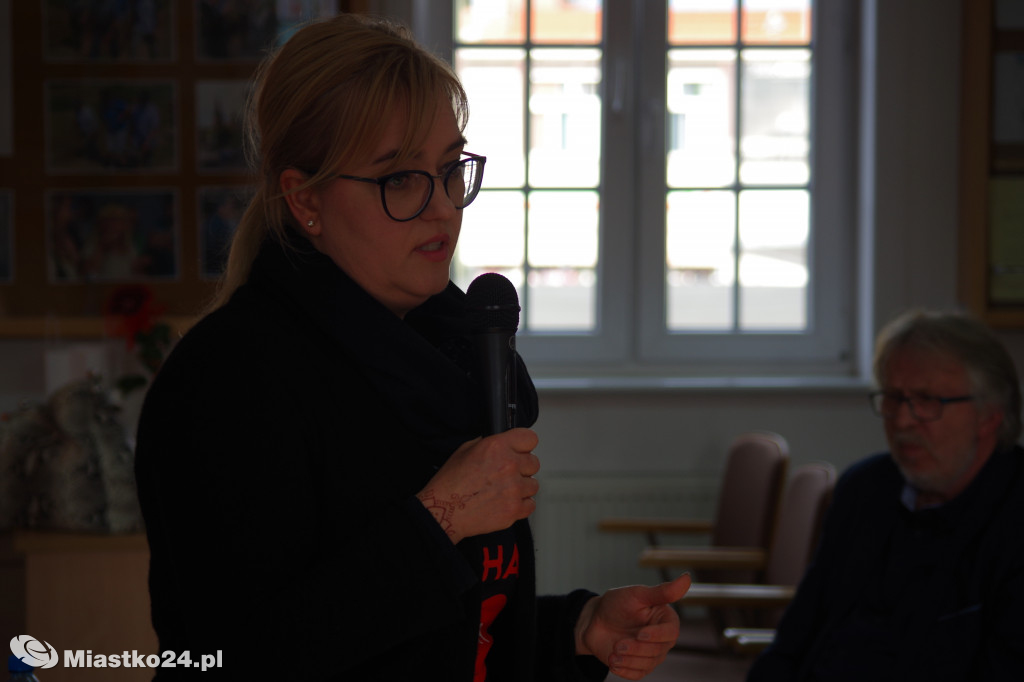  Magdalena Adamowicz spotkała się z mieszkańcami Miastka