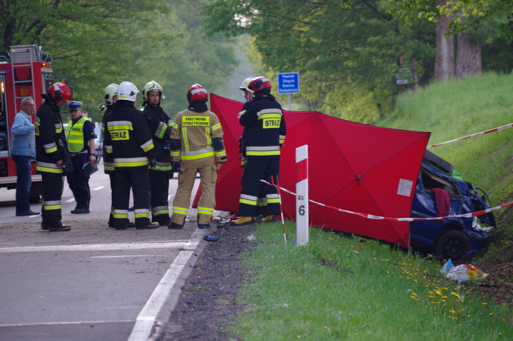 Śmiertelny wypadek na DK21. Nie żyje mieszkanka Człuchowa!