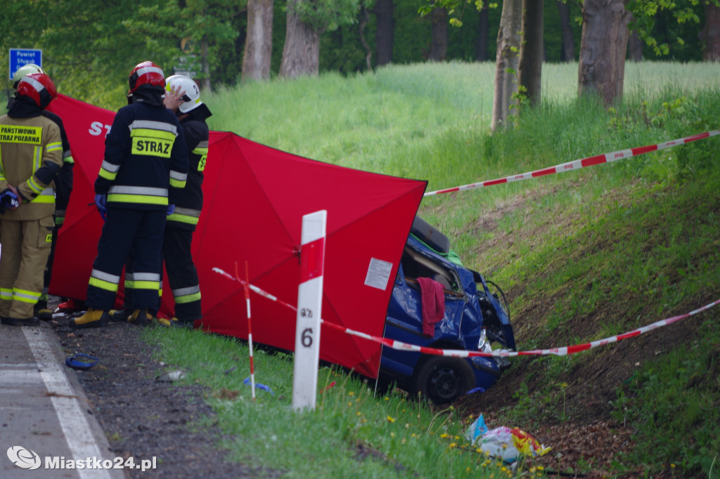 Śmiertelny wypadek na DK21. Nie żyje mieszkanka Człuchowa!