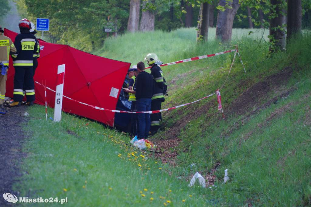 Śmiertelny wypadek na DK21. Nie żyje mieszkanka Człuchowa!