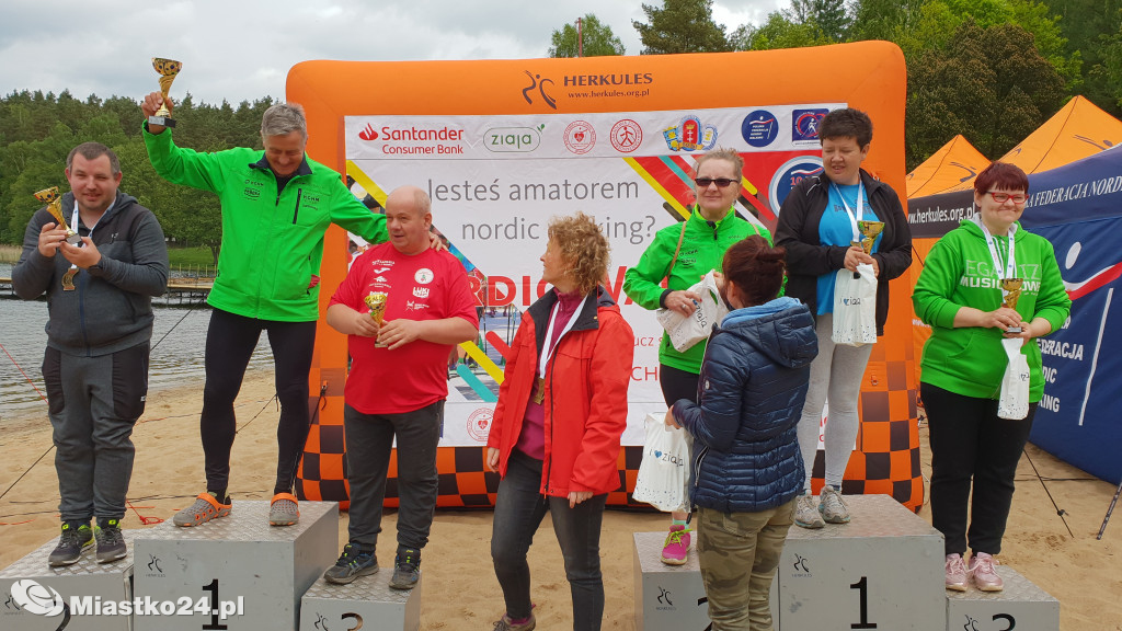 Puchar Nordic Walking i piękne nowofundlandy w Białym Borze