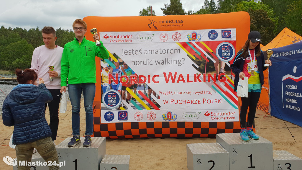 Puchar Nordic Walking i piękne nowofundlandy w Białym Borze