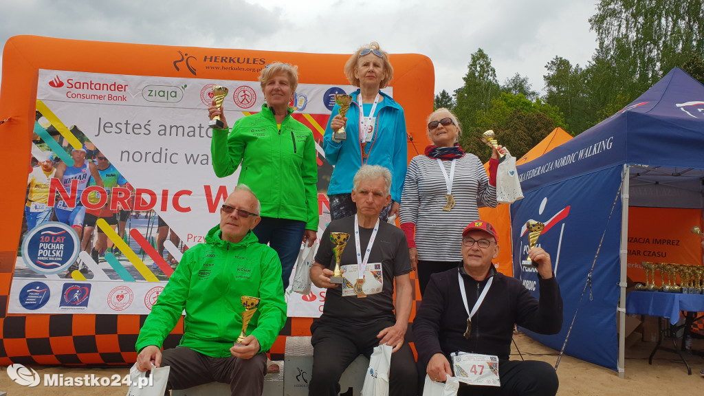 Puchar Nordic Walking i piękne nowofundlandy w Białym Borze