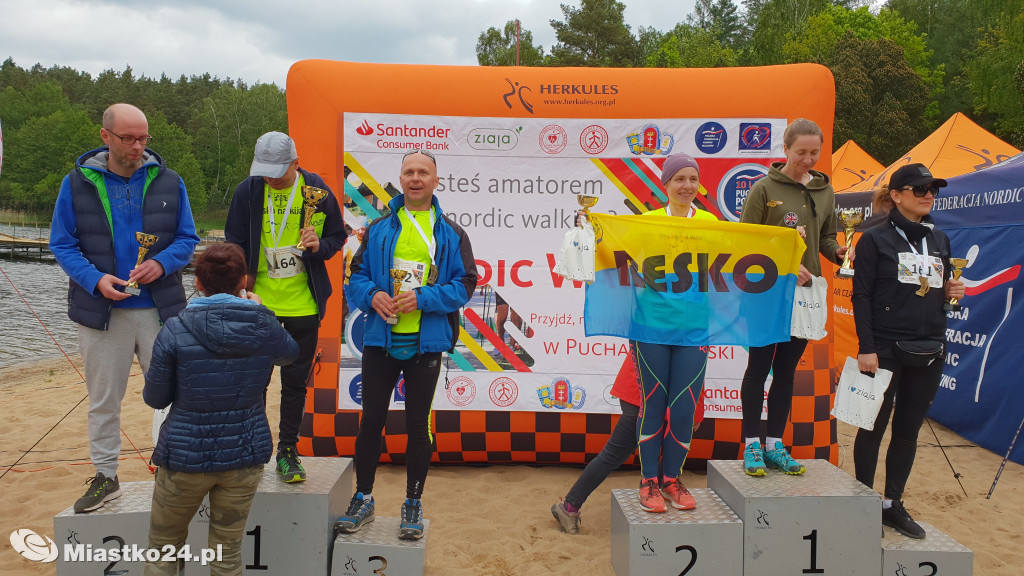 Puchar Nordic Walking i piękne nowofundlandy w Białym Borze