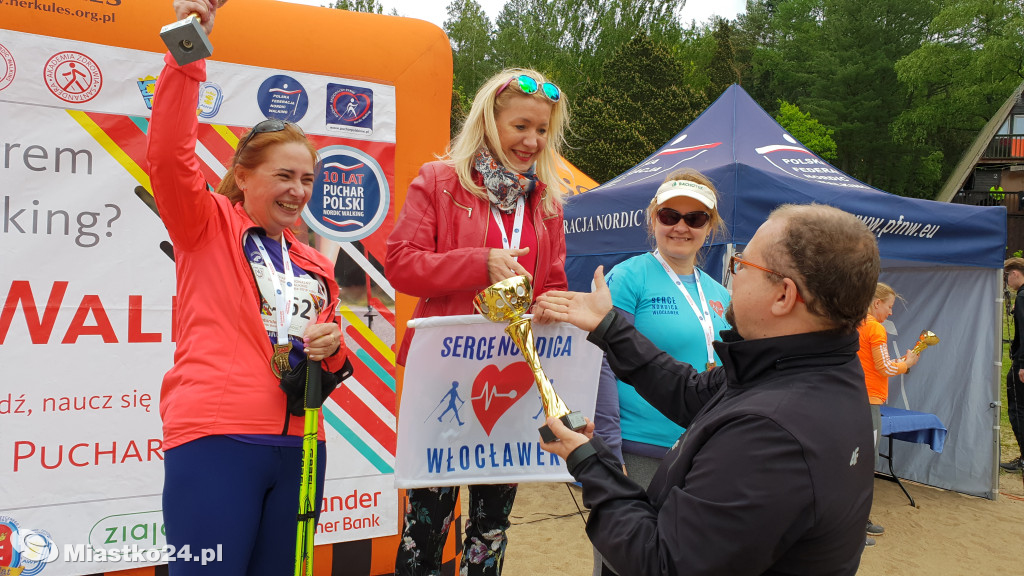 Puchar Nordic Walking i piękne nowofundlandy w Białym Borze