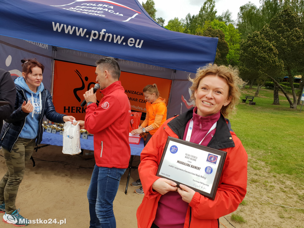 Puchar Nordic Walking i piękne nowofundlandy w Białym Borze