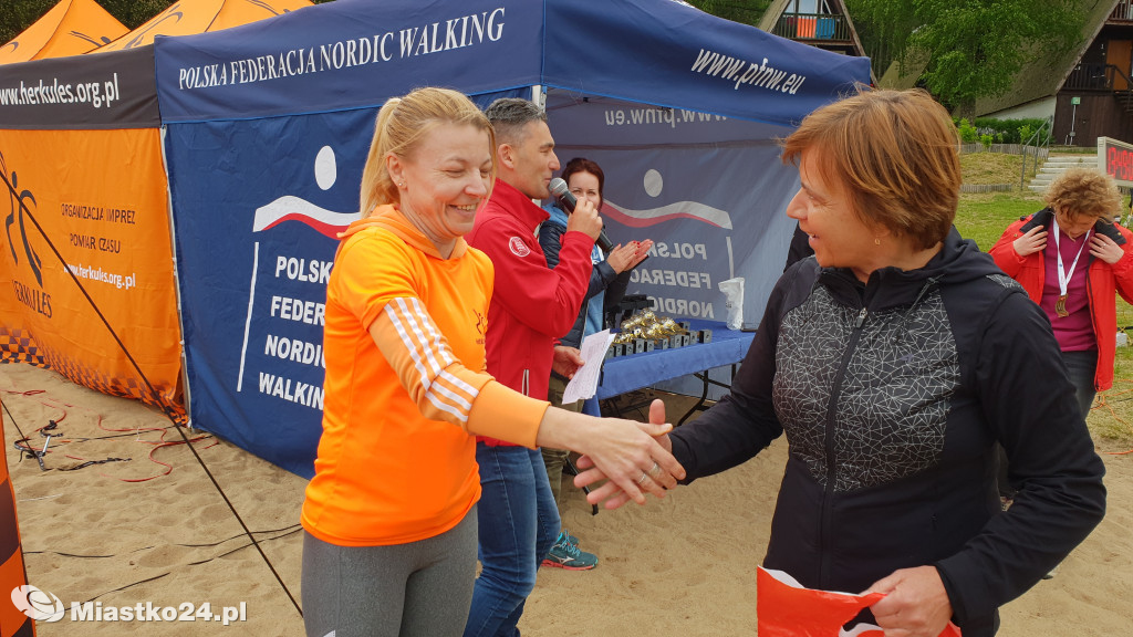 Puchar Nordic Walking i piękne nowofundlandy w Białym Borze