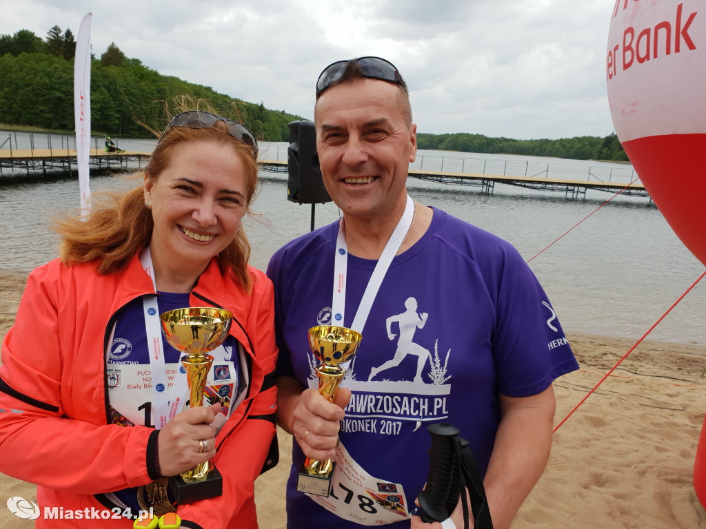 Puchar Nordic Walking i piękne nowofundlandy w Białym Borze