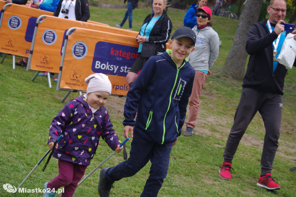Puchar Nordic Walking i piękne nowofundlandy w Białym Borze