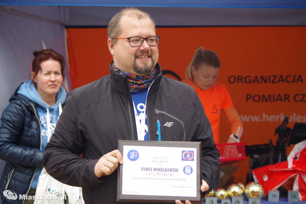Puchar Nordic Walking i piękne nowofundlandy w Białym Borze