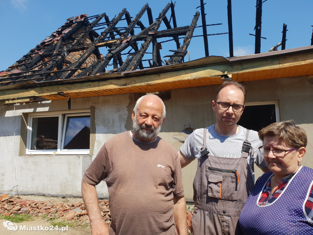 GROM Z NIEBA - tragedia pogorzelców z Kępin