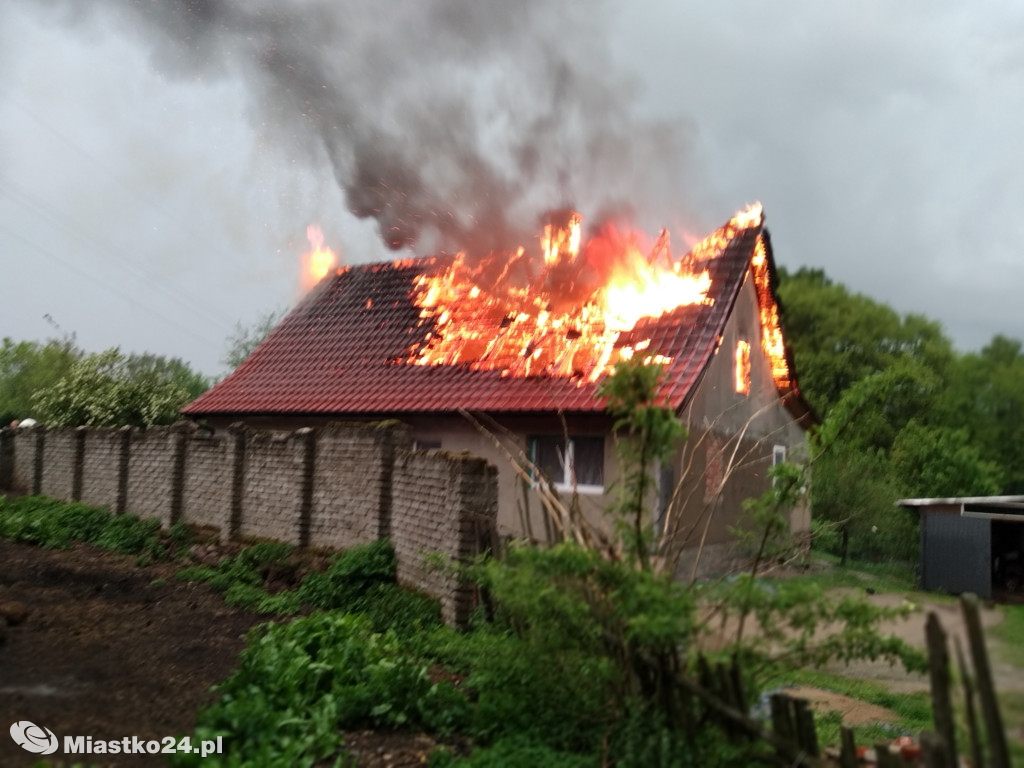 GROM Z NIEBA - tragedia pogorzelców z Kępin