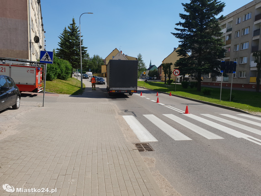 Strażak OSP potrącił chłopca z telefonem