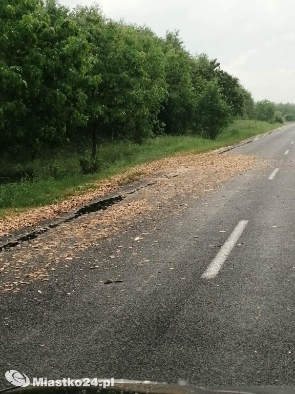  SZALONY PAWEŁ W MAN-ie! Zasypał wieś wiórami - miał 2 promile!