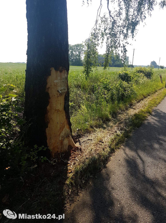  SZALONY PAWEŁ W MAN-ie! Zasypał wieś wiórami - miał 2 promile!