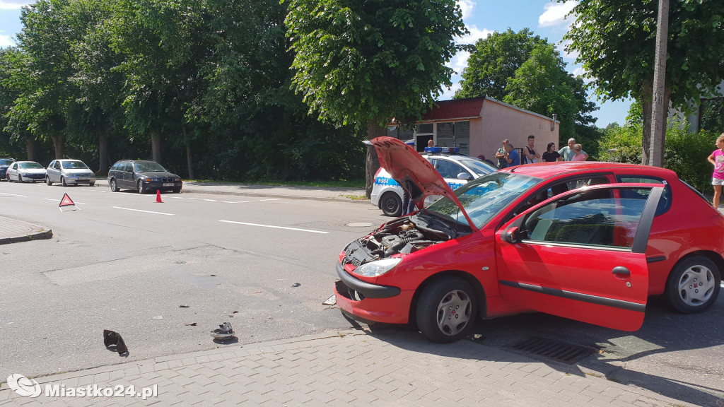 Zderzenie z motocyklistą na ulicy Dworcowej