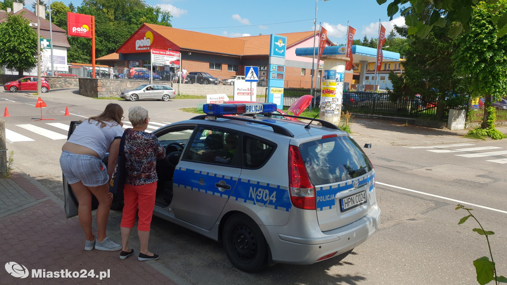 Zderzenie z motocyklistą na ulicy Dworcowej