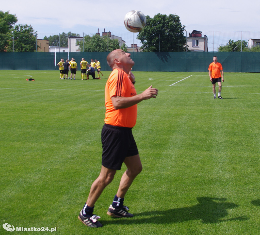 Turniej oldboyów na stadionie w Miastku