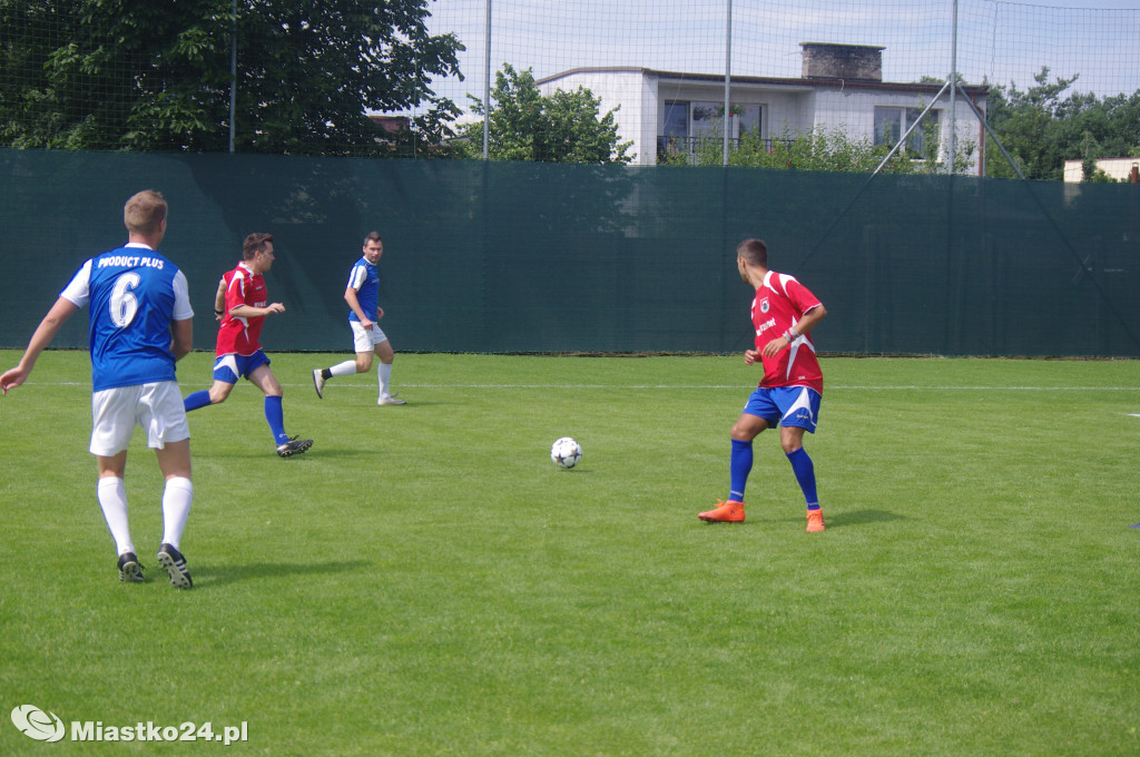 Turniej oldboyów na stadionie w Miastku