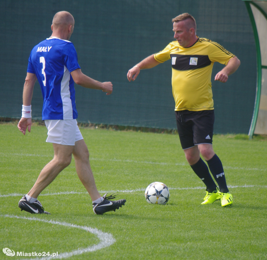 Turniej oldboyów na stadionie w Miastku