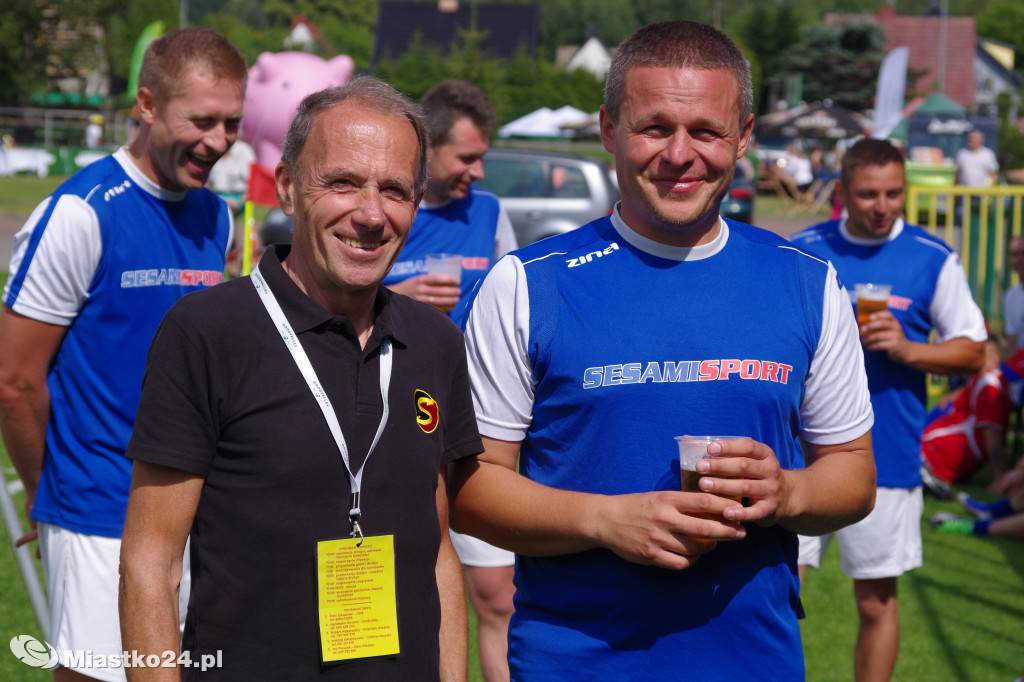 Turniej oldboyów na stadionie w Miastku