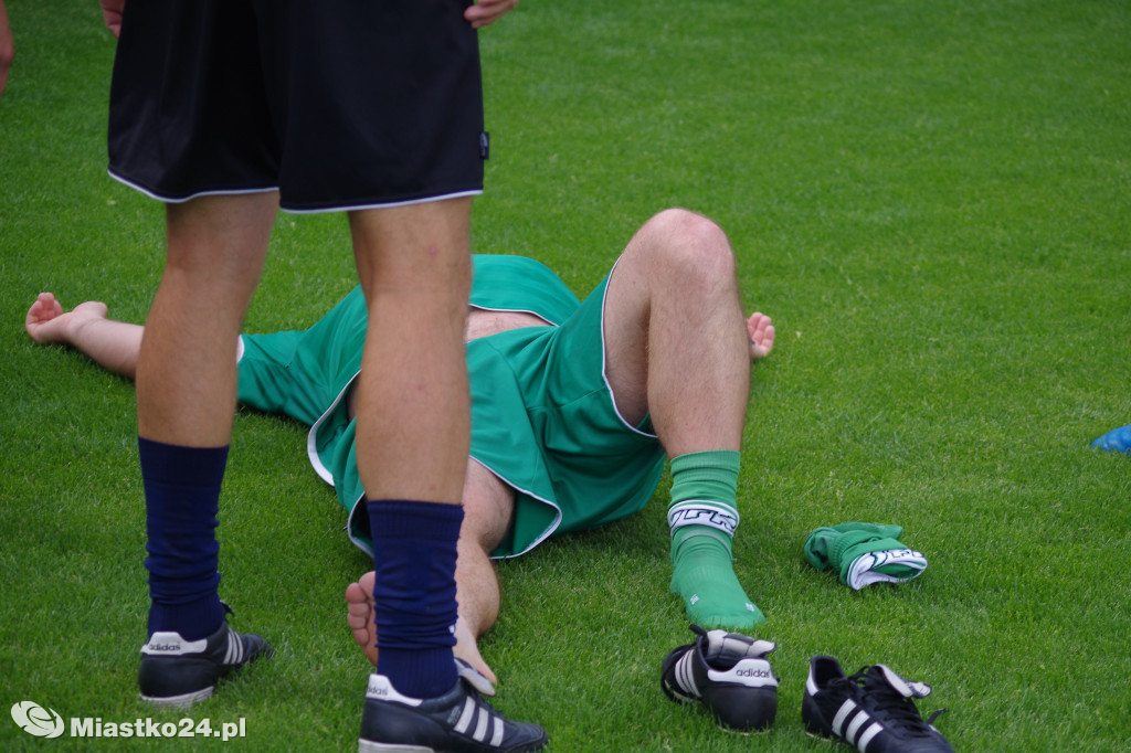 Turniej oldboyów na stadionie w Miastku