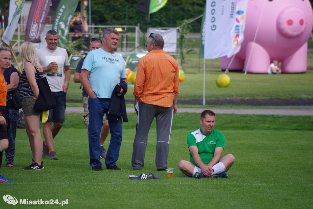 Turniej oldboyów na stadionie w Miastku