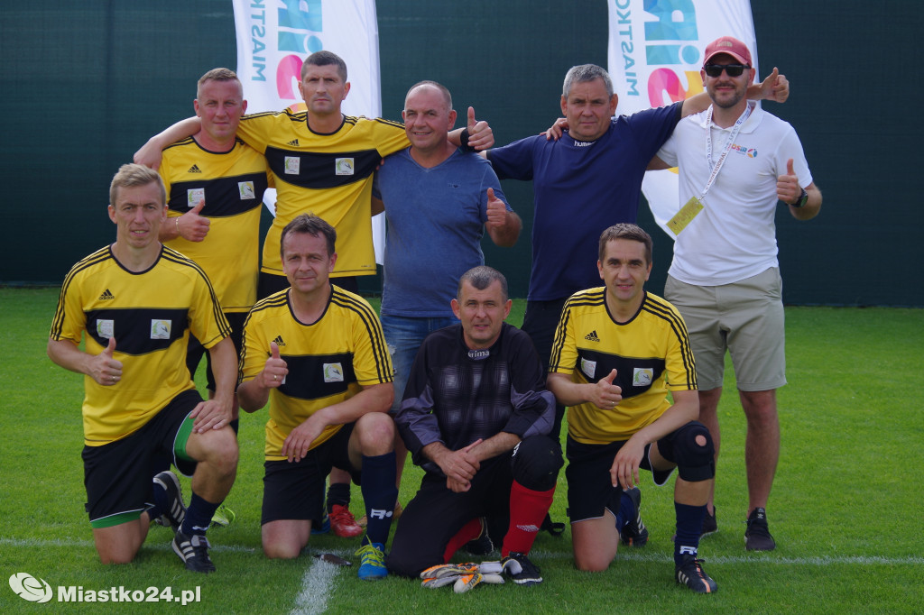 Turniej oldboyów na stadionie w Miastku