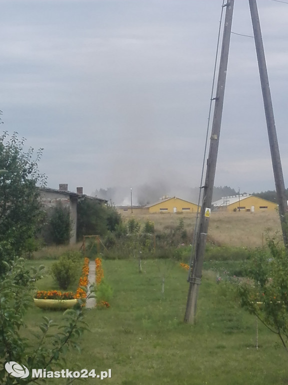 Pożar na terenie firmy Good Valley w Koczale