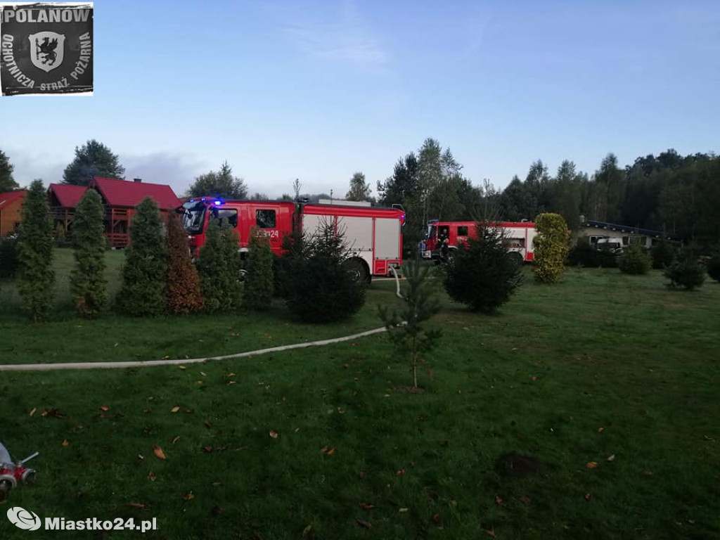 Sauna w ogniu. Poranny pożar w Krągu