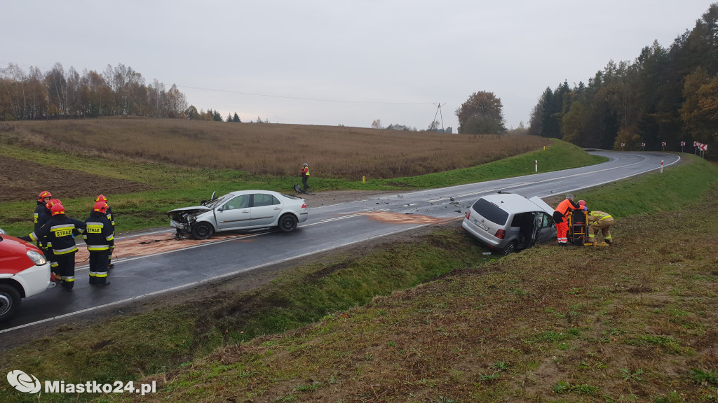 Wypadek na DK20 Wołcza Mała - Miłocice