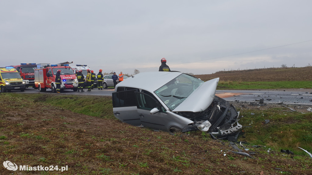 Wypadek na DK20 Wołcza Mała - Miłocice