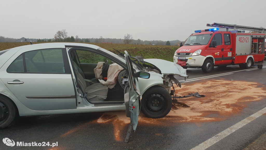 Wypadek na DK20 Wołcza Mała - Miłocice