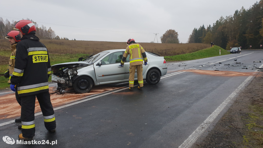 Wypadek na DK20 Wołcza Mała - Miłocice