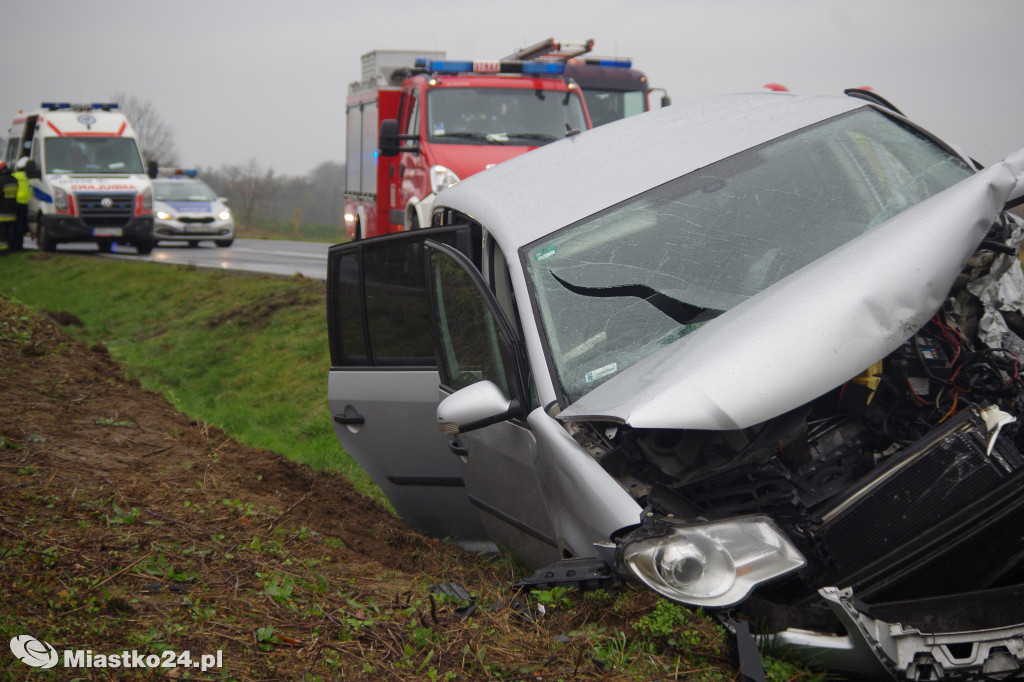 Wypadek na DK20 Wołcza Mała - Miłocice
