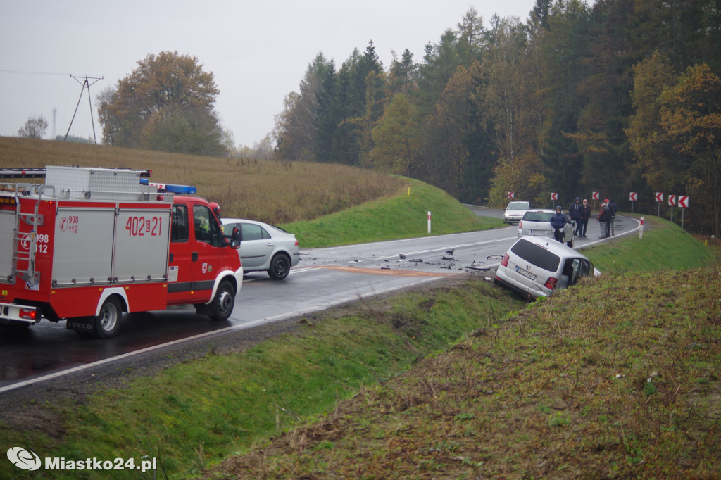 Wypadek na DK20 Wołcza Mała - Miłocice