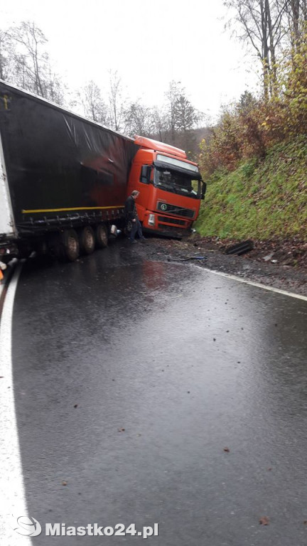 Wypadek na drodze krajowej nr 20 za Przęsinem