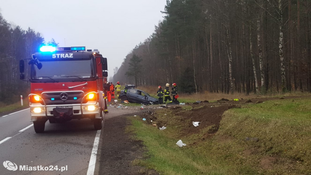 Dachowanie na trasie Biały Bór - Bobolice
