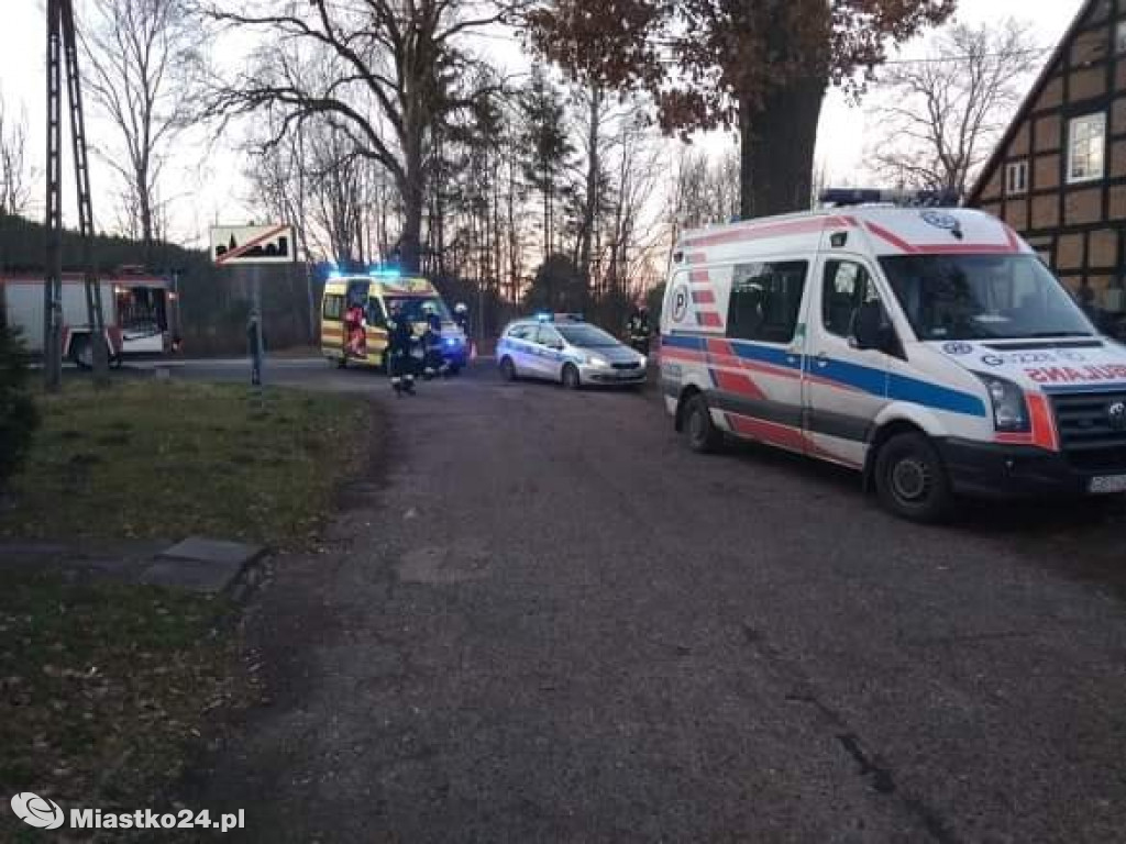 Wypadek w Bożance. Oplem zajechali drogę audi