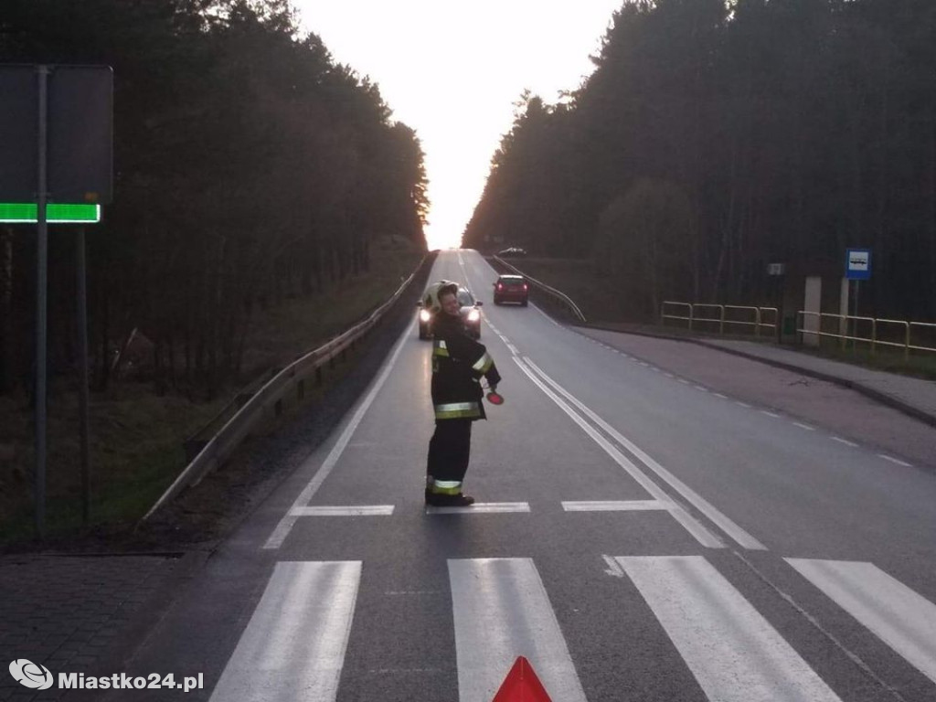 Wypadek w Bożance. Oplem zajechali drogę audi
