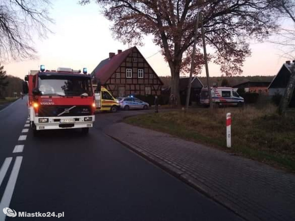 Wypadek w Bożance. Oplem zajechali drogę audi