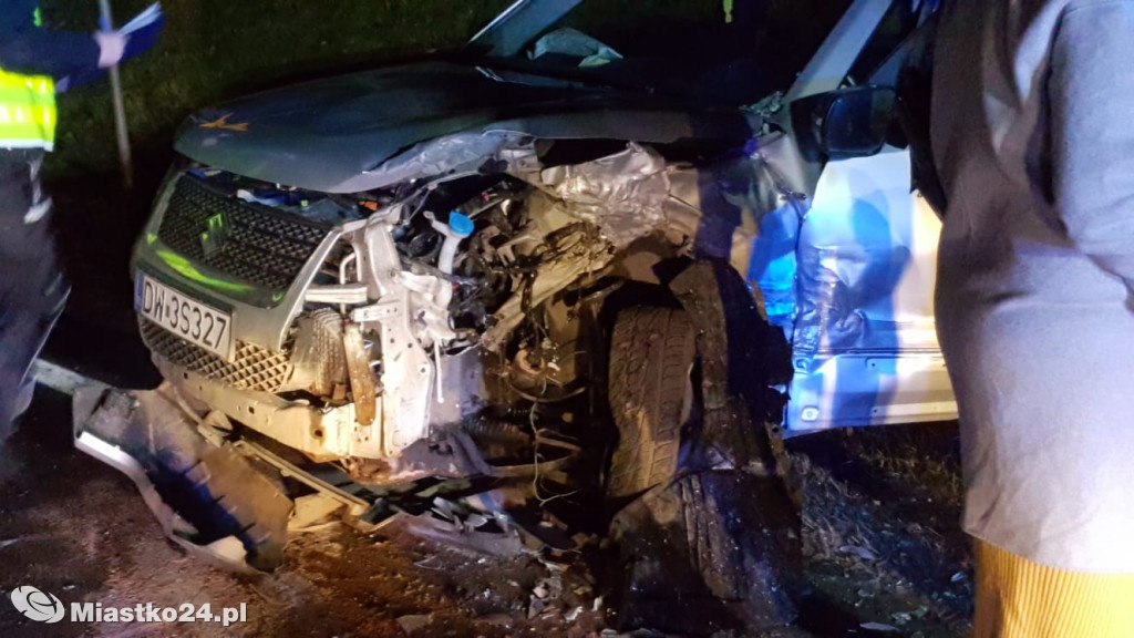 Wypadek na DK20 w Dalkowie. Droga zablokowana
