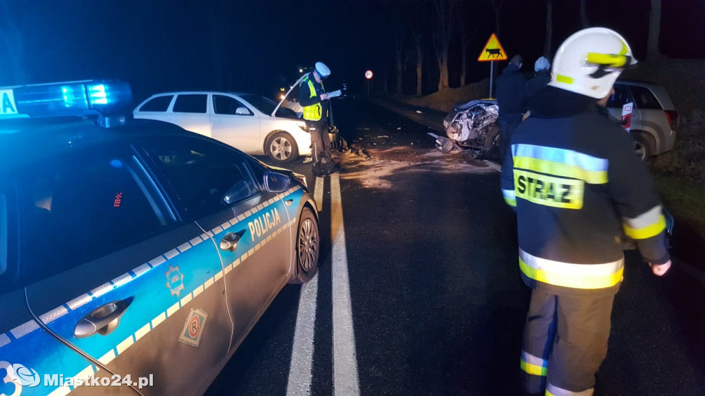 Wypadek na DK20 w Dalkowie. Droga zablokowana