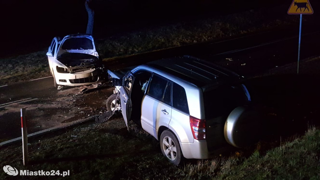 Wypadek na DK20 w Dalkowie. Droga zablokowana