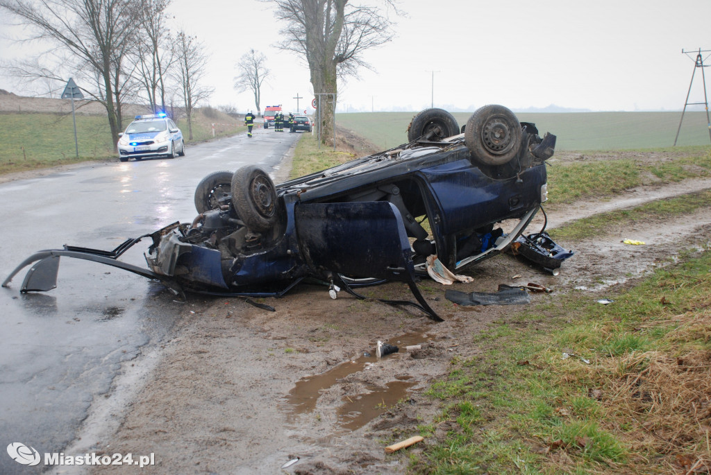 Wypadek jednak śmiertelny. Kierowca zmarł