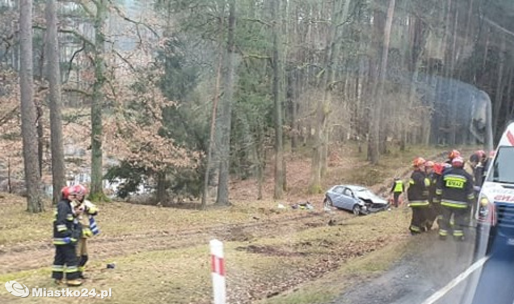 Wypadek jednak śmiertelny. Kierowca zmarł