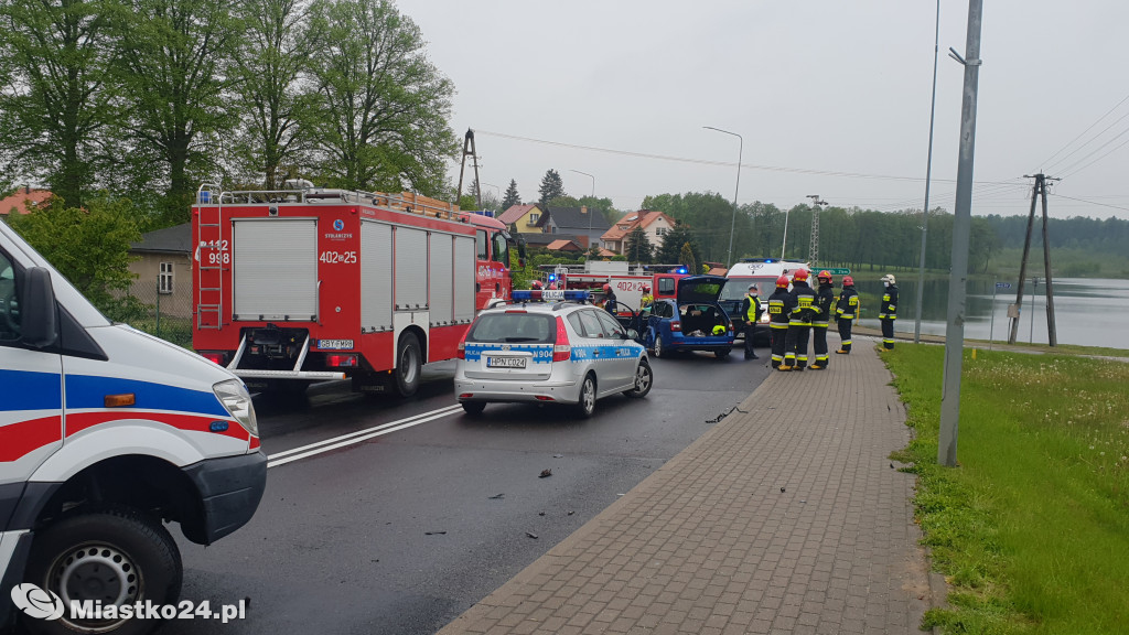 Kolizja z ciężarówką. Zahaczył skodę naczepą