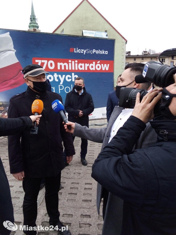 Wicewojewoda Łuczyk promował Krajowy Plan Odbudowy