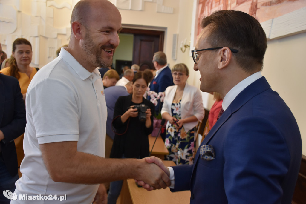 Nowy burmistrz Zajst zaczął pracę. ŚLUBOWANIE